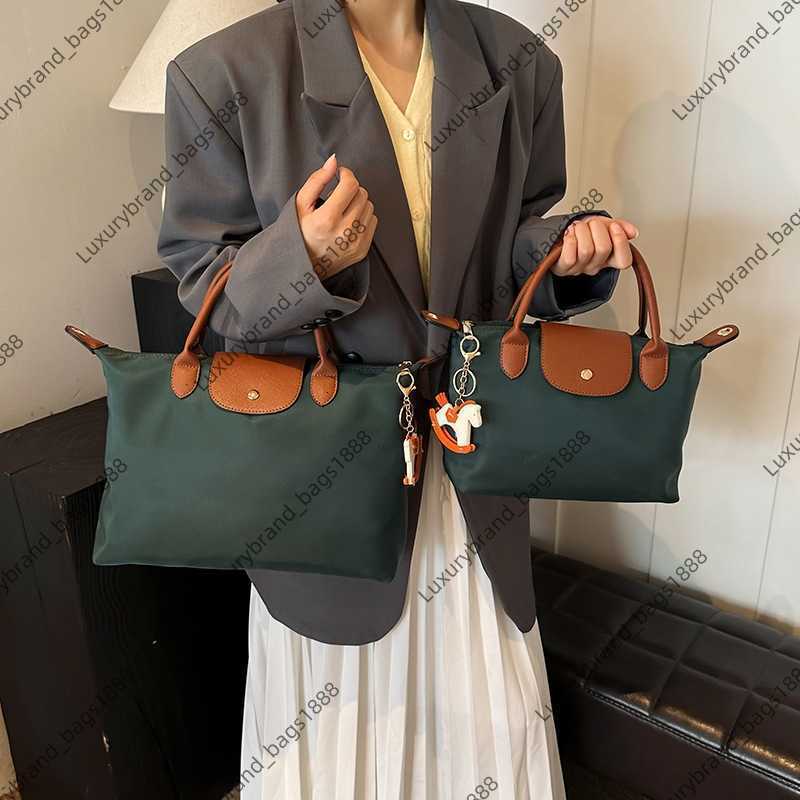 Luxury Designer Bag Store 65% Off French Embroidered Dumpling Folding Underarm Large Capacity Tote for Women