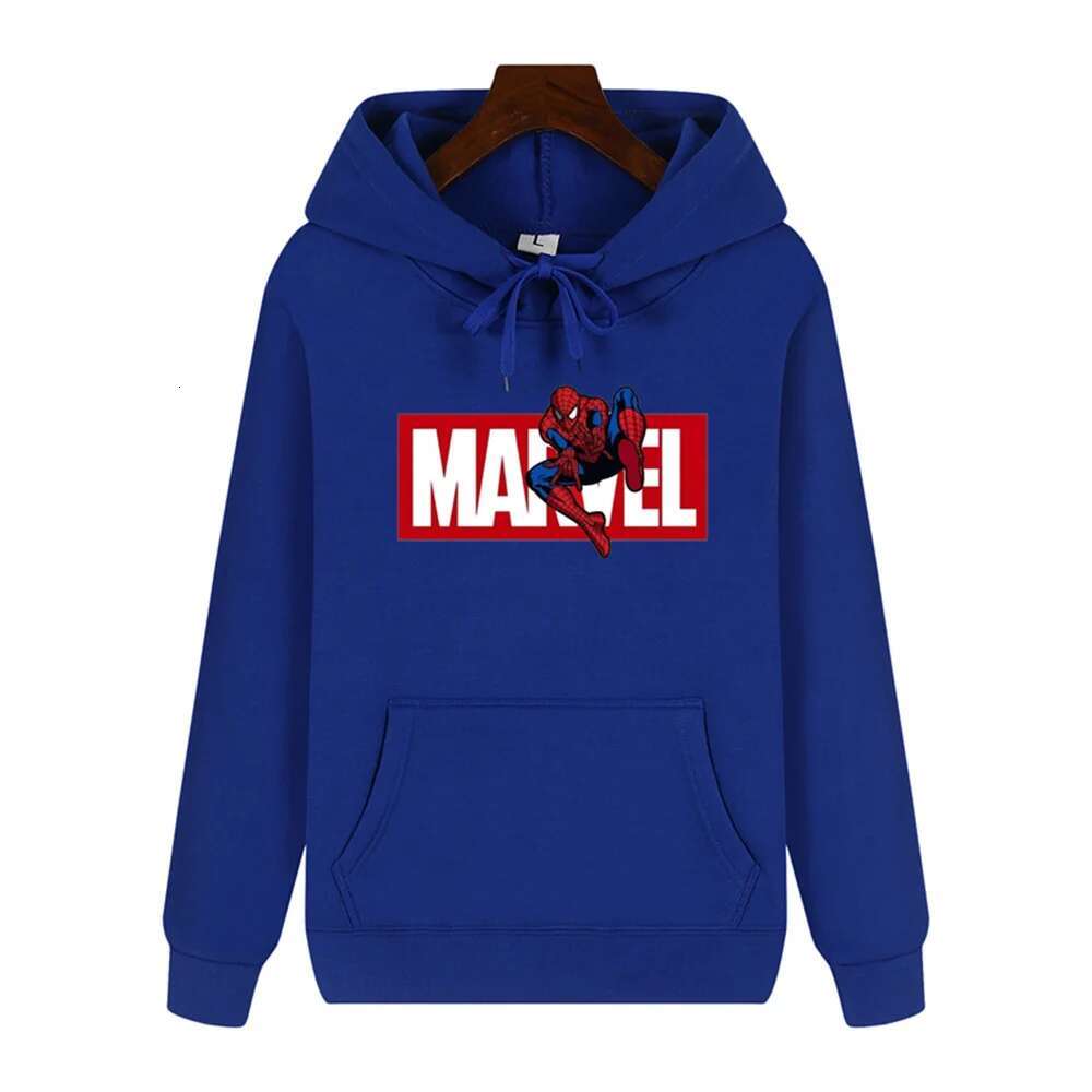Autumn and spring comfortable soft thickened Spider-Man printed men's high quality casual fashion warm street hoodie fashion clothing women