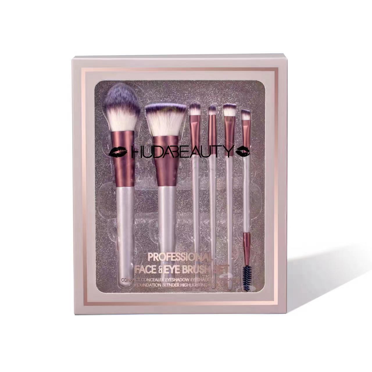six-pack makeup brush color boxed brush cover brush eyeshadow brush eyebrow brush foundation brush highlight brush directly from the manufacturer