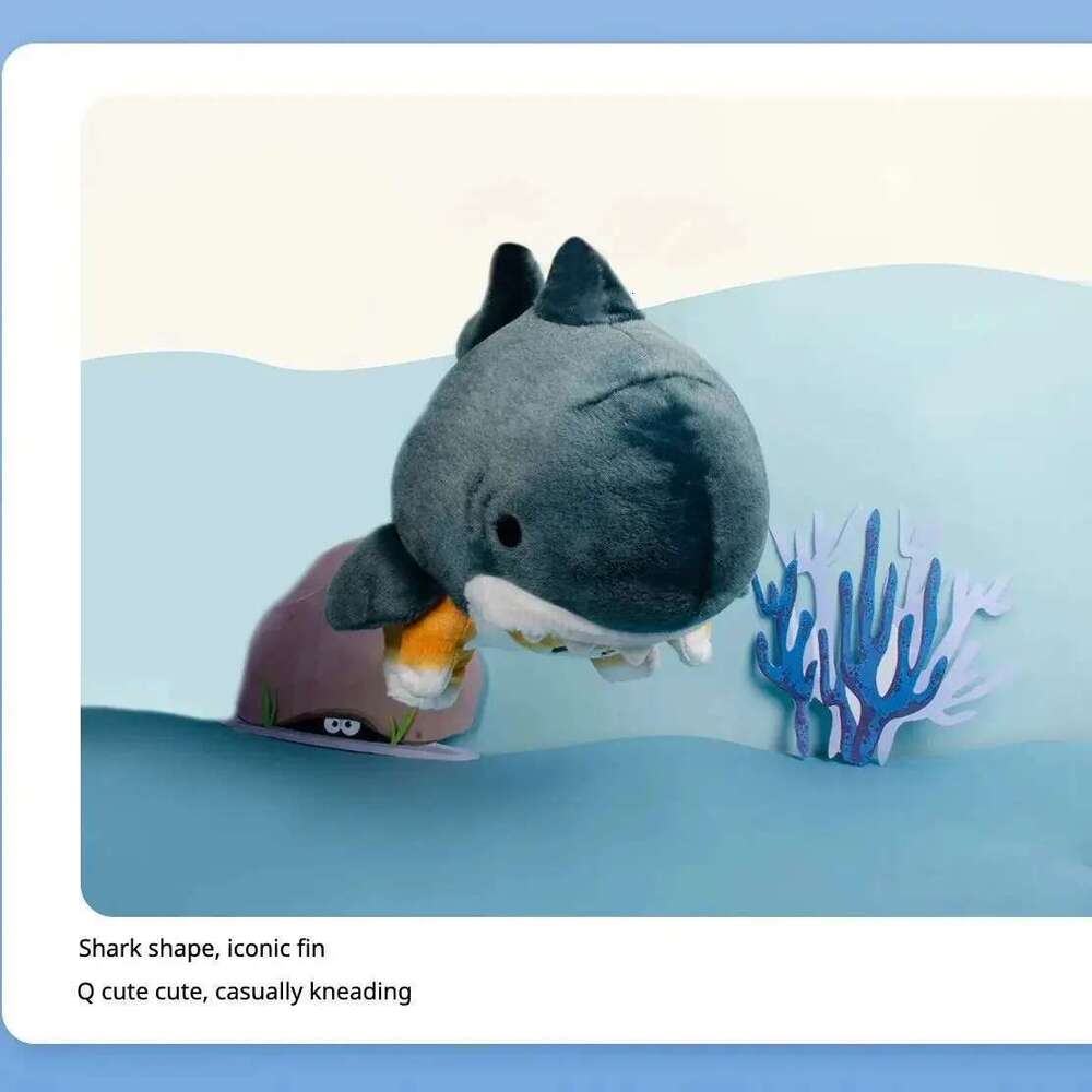Cute Shark Plush Doll Beautiful Room And Car Shrimp Cat Decoration Pendant Opening Holiday Boys And Girls Gift