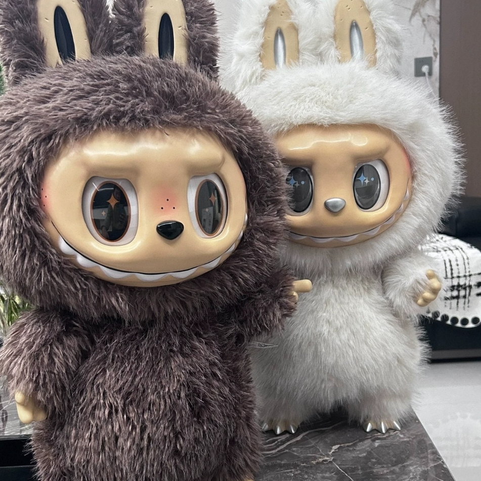 Zimomo Large 58cm Labubu Angel In Clouds Plushine Anime Dolls Enamel Characters Mystery Boxes