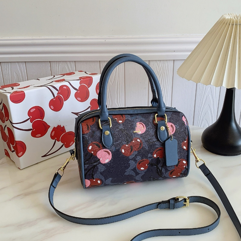 Designer bags tote bag women shopping handbag leather cherry ROWAN 20CM crossbody bags coas Pillow Clutch wallet Hobo purses lady Satchels