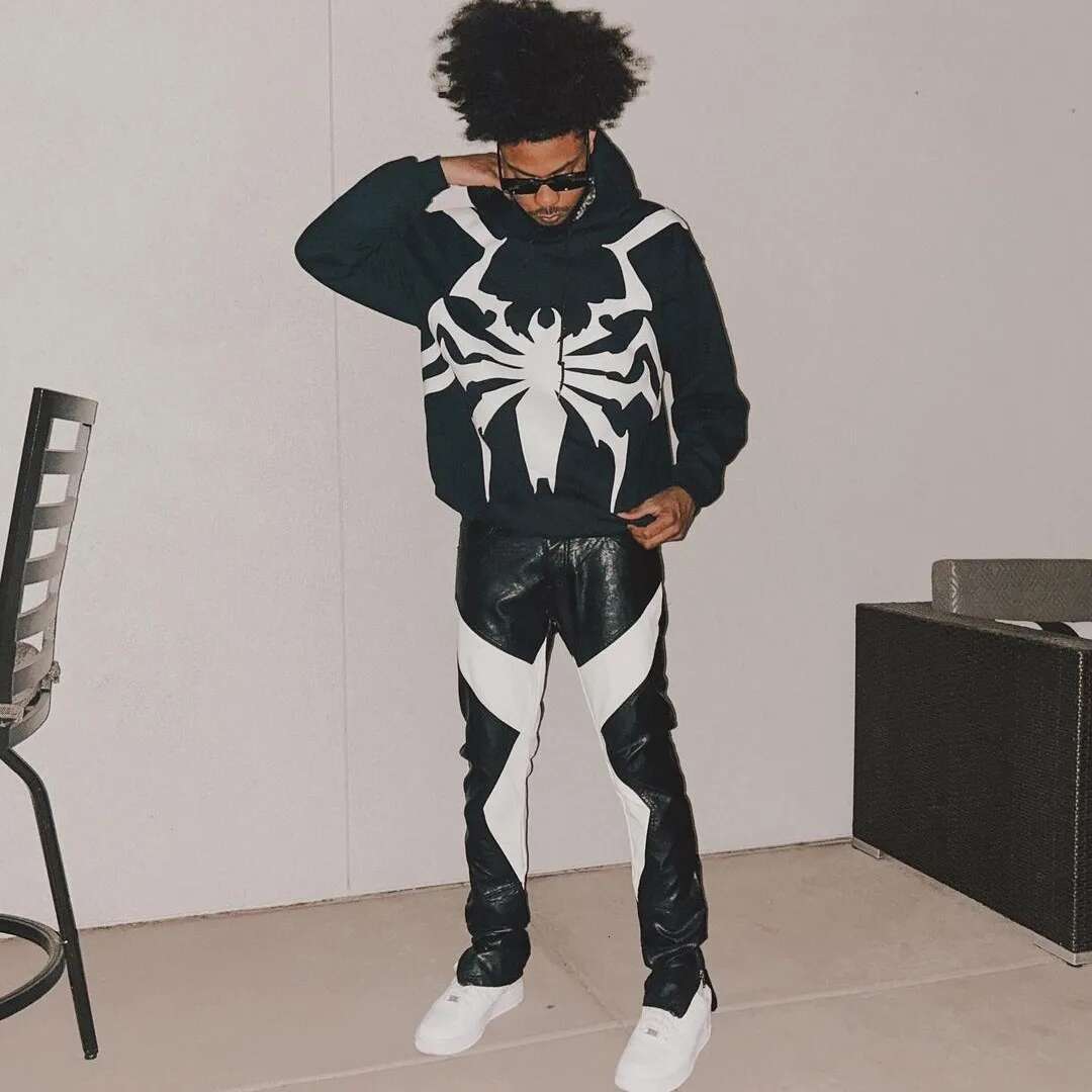 Haruku Spider Print hoodies graphic y2k top oversized zip up hoodie Couples American streetwear goth men clothes fashion clothing women