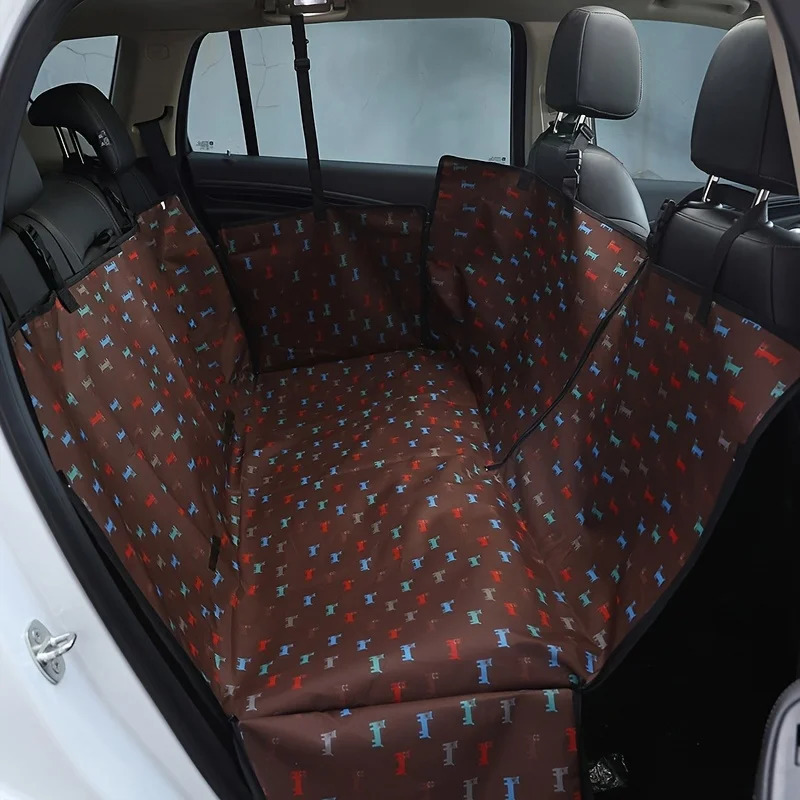 CAWAYI KENNEL dog waterproof back pet dog car seat cushion hanger protector with seat belt transport Perro 250427