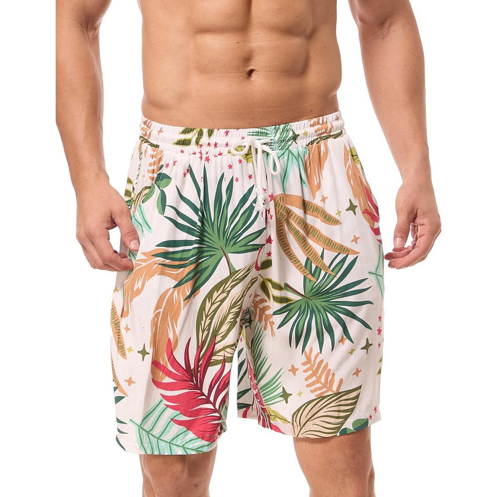 Men's Swim Trunks Shorts Swimwear Bathing Suits Beach Quick Dry Surfing Summer Funny Print Shorts with Drawstring Trendy Fashion