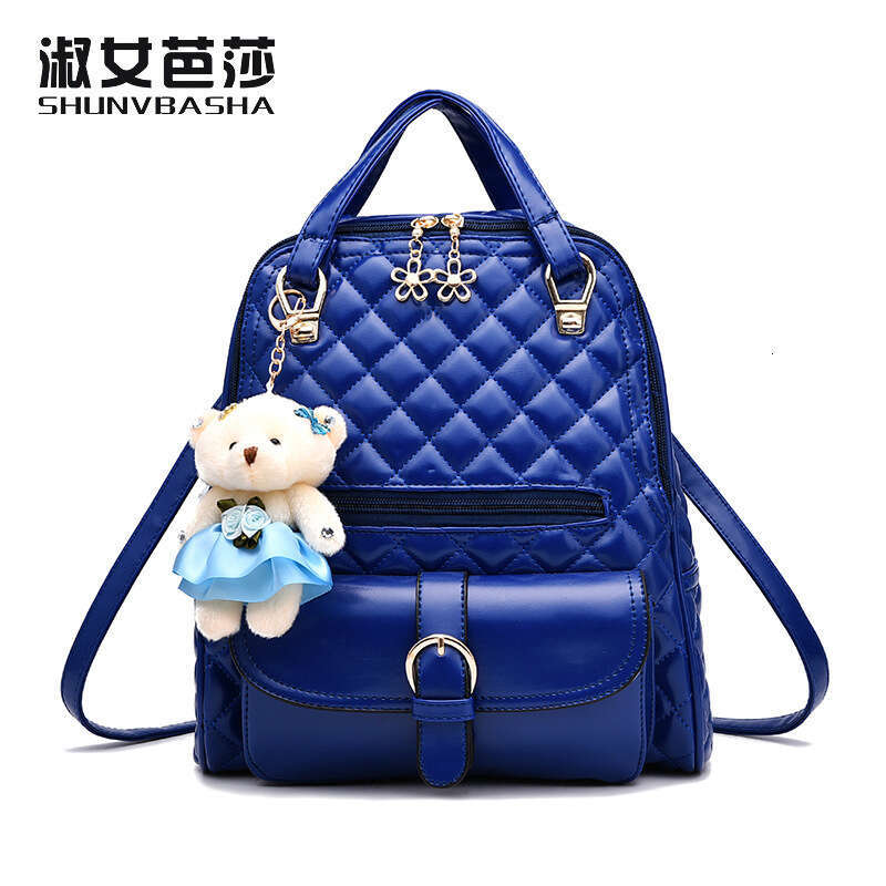 Shoulder 2024 Trendy Backpack Spring/Summer New Student Fashion Casual Bear Women's Bag