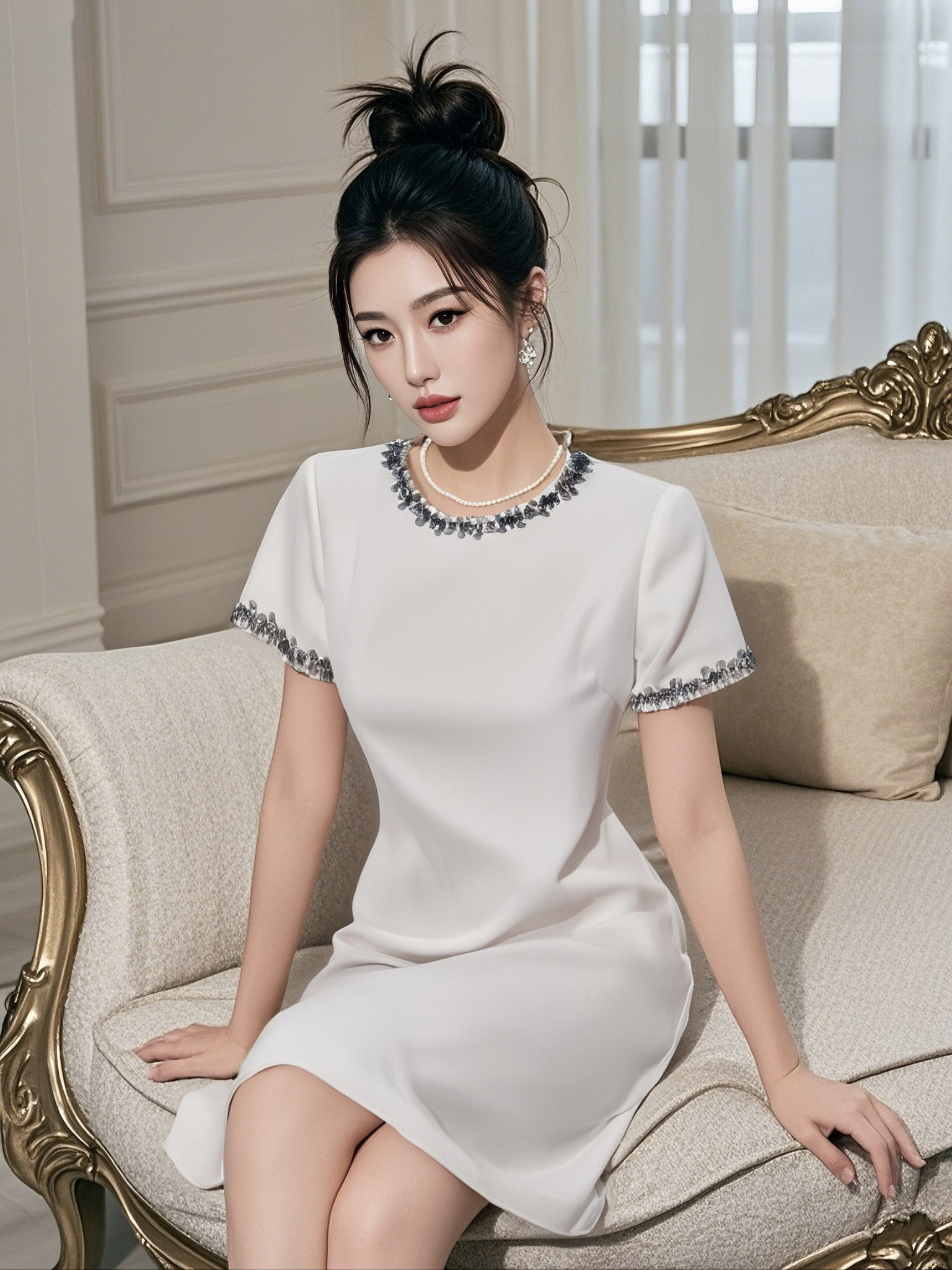 2025 dress Fashion Week Show Customized Fashion Tailored clothing womens Fashion Paris.M342