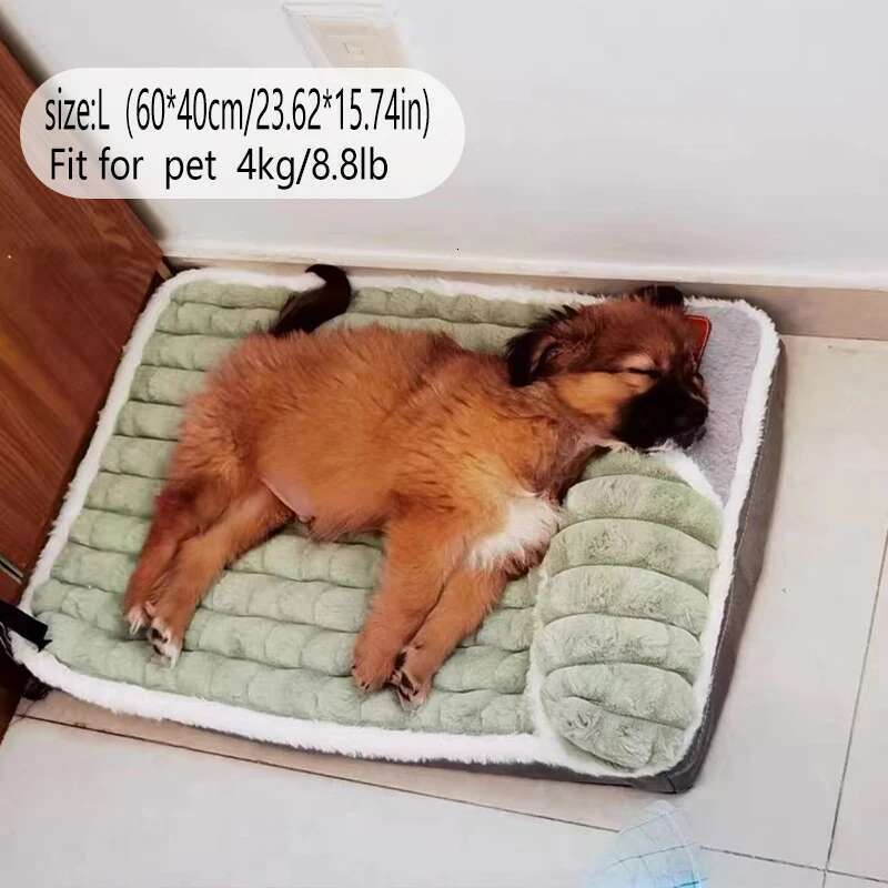 Cross-Border New Arrival Sleeping Mat Winter Warm Removable Washable Kennel Mattress Pet Supplies Large Dog Bed