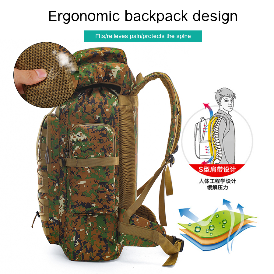 tactical commuter backpack 900d antiscratch oxford fabric waterproof laptop bag for hiking camping office lightweight unisex daypack 3055