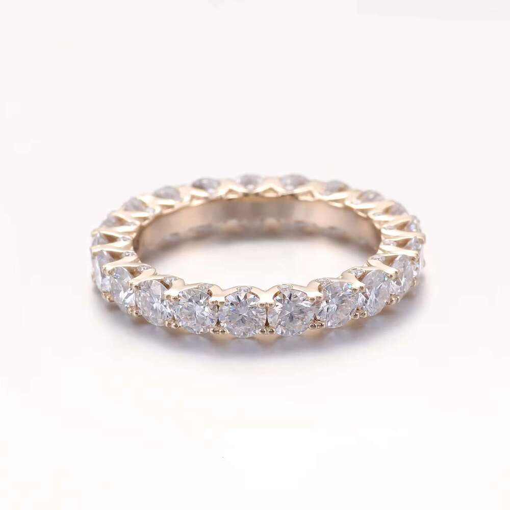 Simple luxurious labgrow eternal with unique design for both men and women, 14k gold filling ring, Valentine's Day wedding ring gift