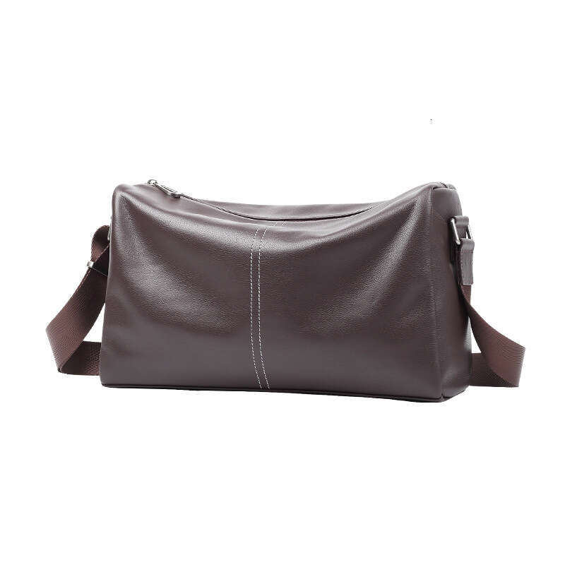 Luxury Bag Designer New Genuine Leather Large Capacity Casual Top Layer Cowhide Crossbody Fashion Simple Men S Shoulder Bag
