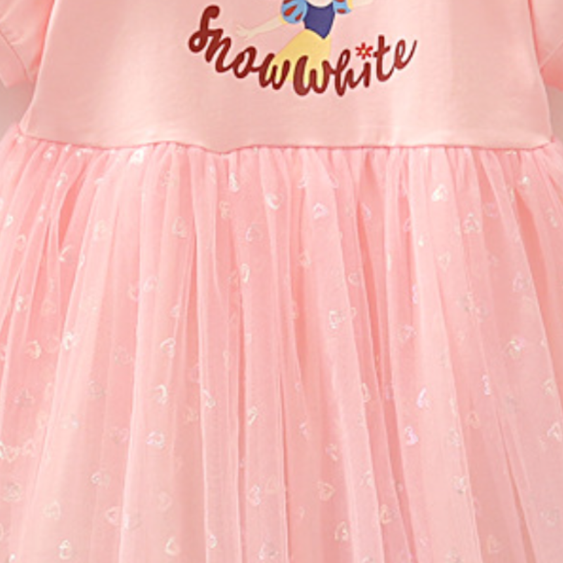 DISNEY kids designer clothes Princess Elsa Little girl's short-sleeved summer dress princess dress for toddlers baby's net and puffy dress