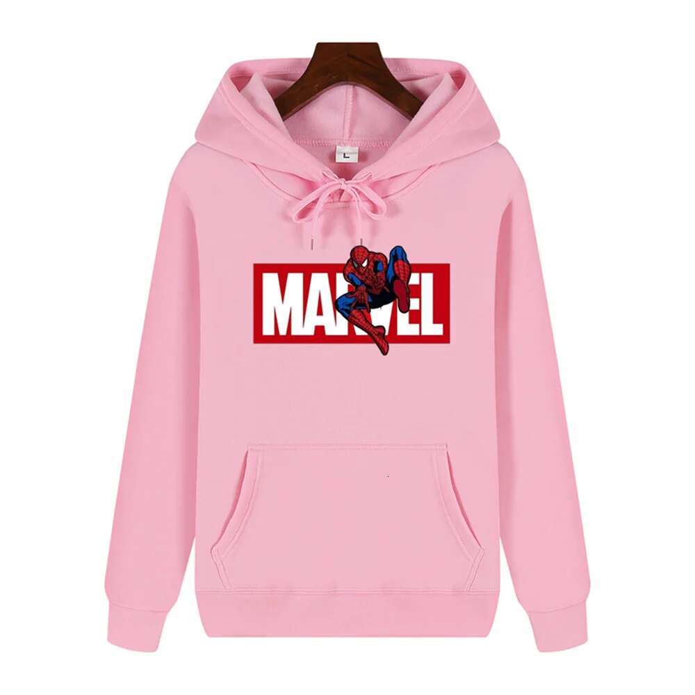 Autumn and spring comfortable soft thickened Spider-Man printed men's high quality casual fashion warm street hoodie fashion clothing women