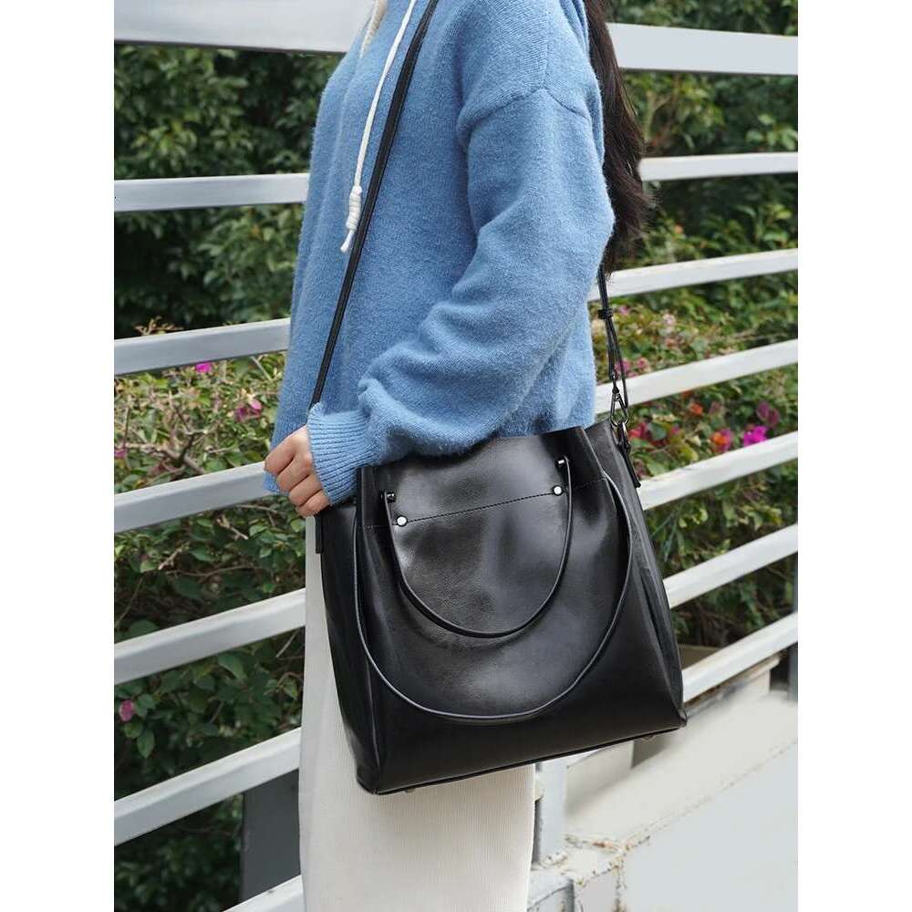 Zency Fashion 100% Genuine Leather Women Handbag Large Capacity Green Shoulder Crossbody Tote Purses Shopper Bag Trendy