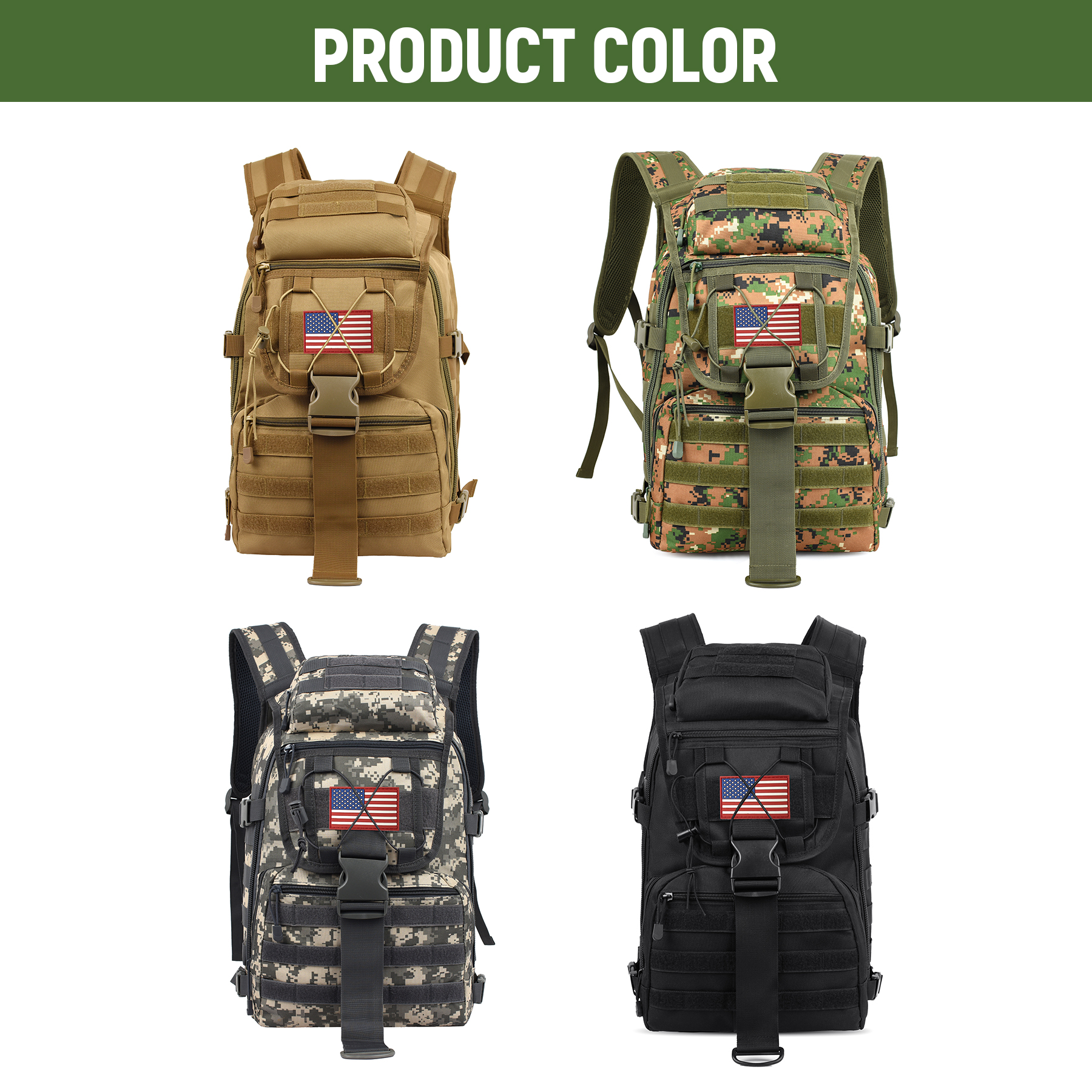 40l tactical assault backpack 900d militarygrade nylon molle system expandable rucksack for camping hiking field ops 17 laptop compartment hydration p