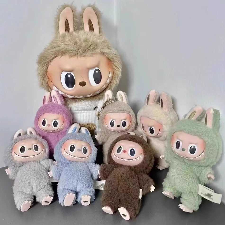 Labub The Monsters Vinyl Base Doll Heart Shaped Mobile Macaron Doll Blind Box Blind Bag Picture Guessing Bag China High QualityT250507