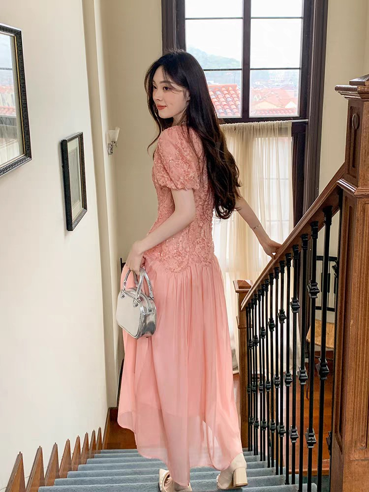 2025 floral print dress Fashion Week Show Customized Fashion Tailored clothing womens Fashion Paris.M316