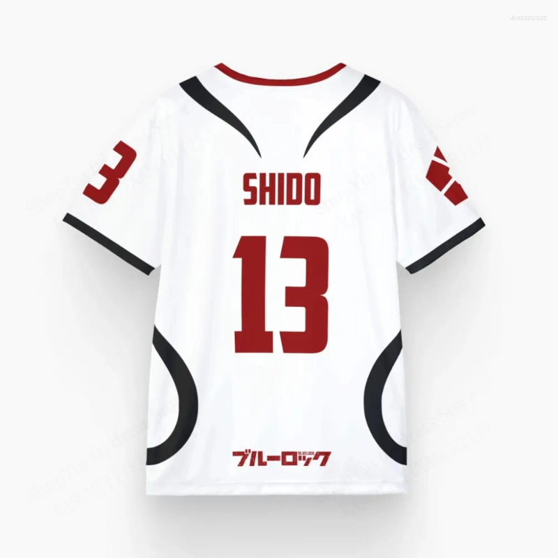 Mens T Shirts Mens Anime Blue Lock Sae Itoshi Role Playing 3d Print T-shirt Men Women Fashion Oversized Short Sleeve Shirt