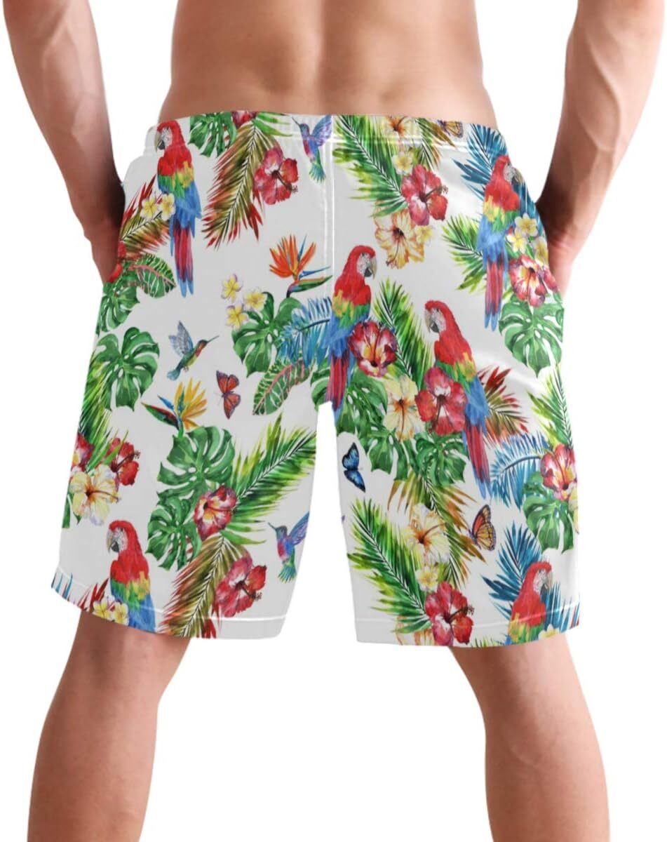 Men's Novelty Beach Shorts Quick Dry Swimwear Sports Running Swim Board Shorts Bathing Suits