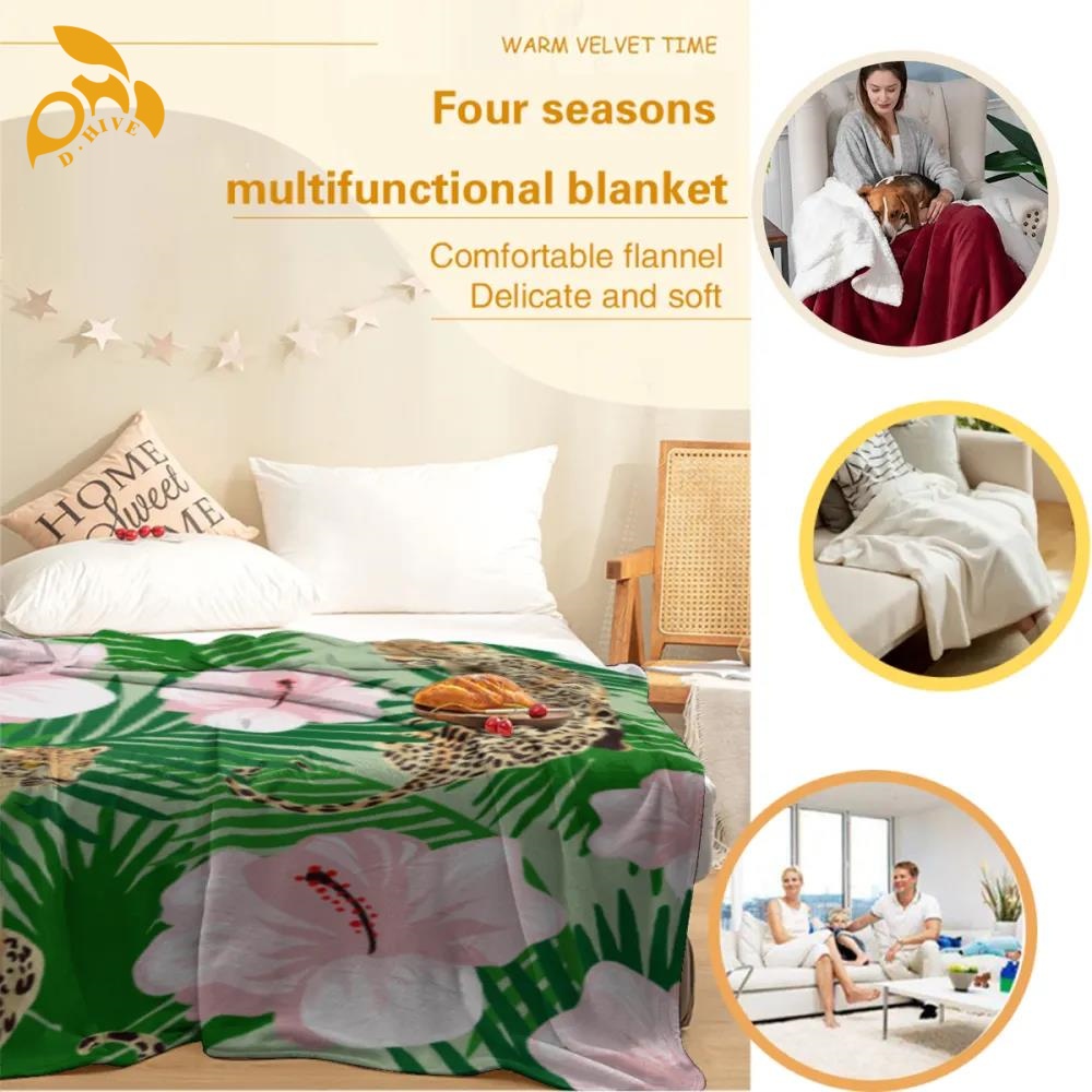 Free Shipping Professional Custom Soft 60x80 Personalization Inch Flannel Blanket - 280g Cozy Plush Throw for Home Perfect for Warmth and Comfort in A