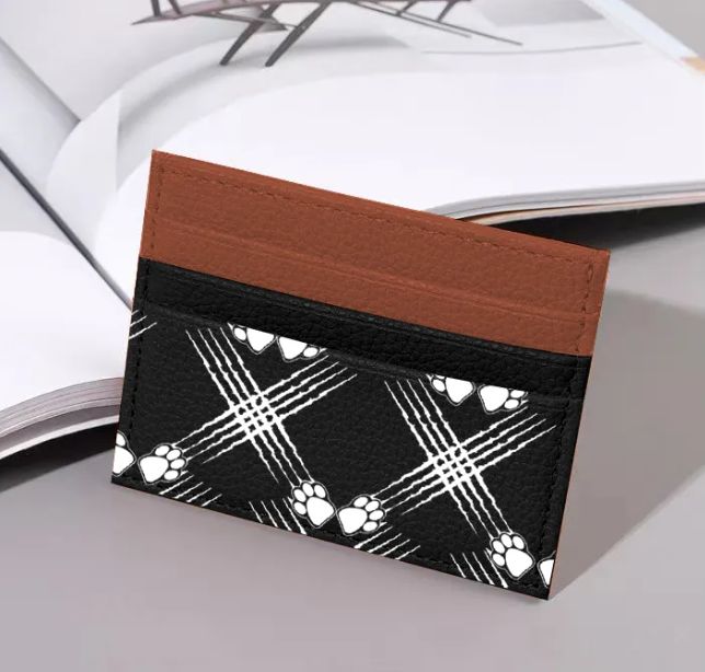 Customized Card Holders Women MEN Clutch Real leather wallet slot personalized customizing personalisation Name