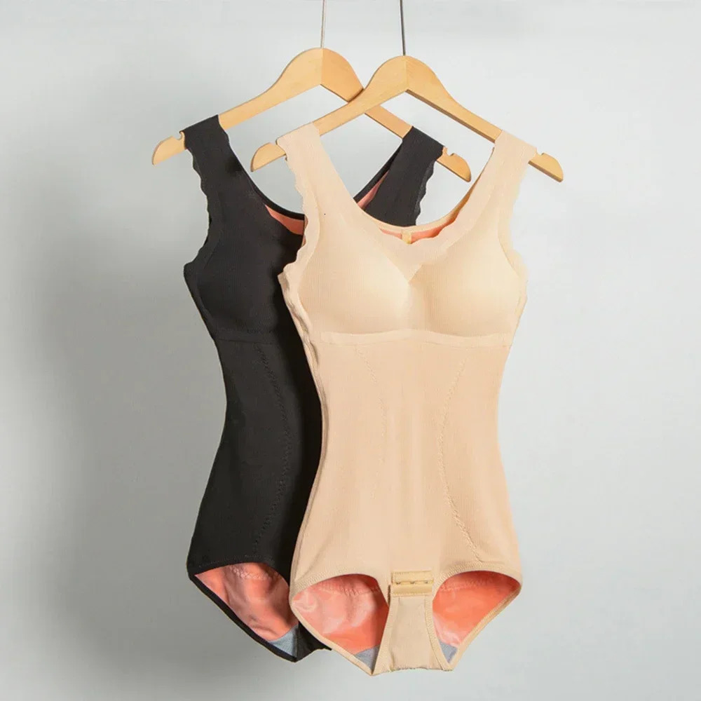 Warm womens winter thick abdominal compression shaping bra 250430