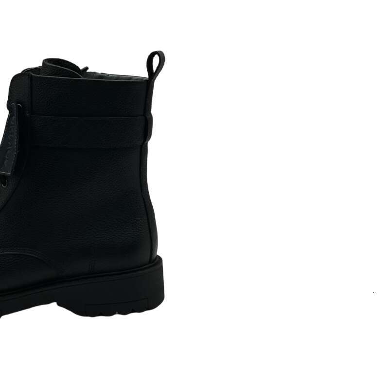 Men's Classic Black HighTop Work Boots Durable Non-Slip Outdoor Casual Shoes Okimoz