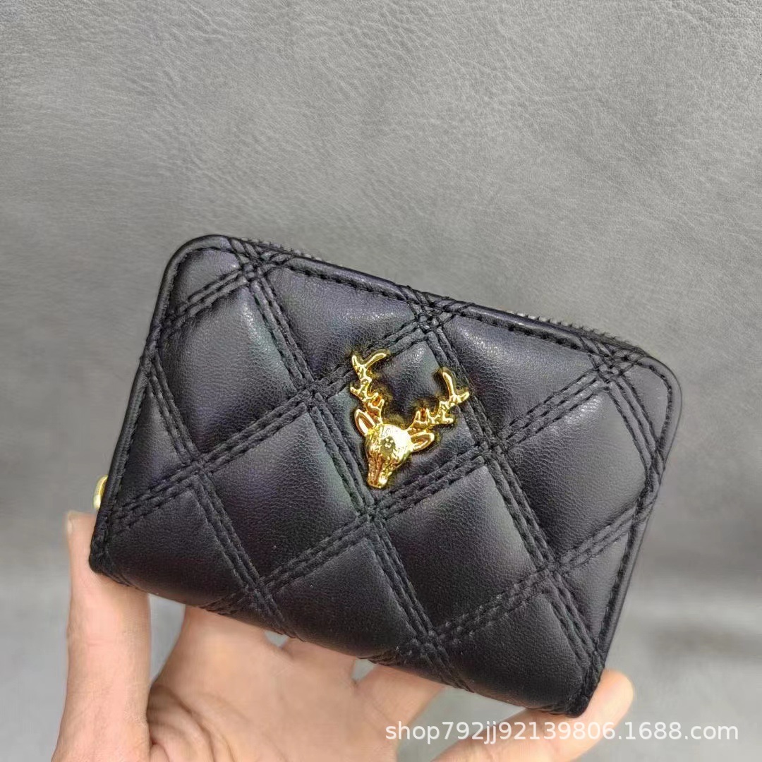 2025S Designer Bag New Style New Zipper Bag Women S Organ Exquisite High End Multi Slot Business Card Holder Compact Zero Wallet Korean Version Short