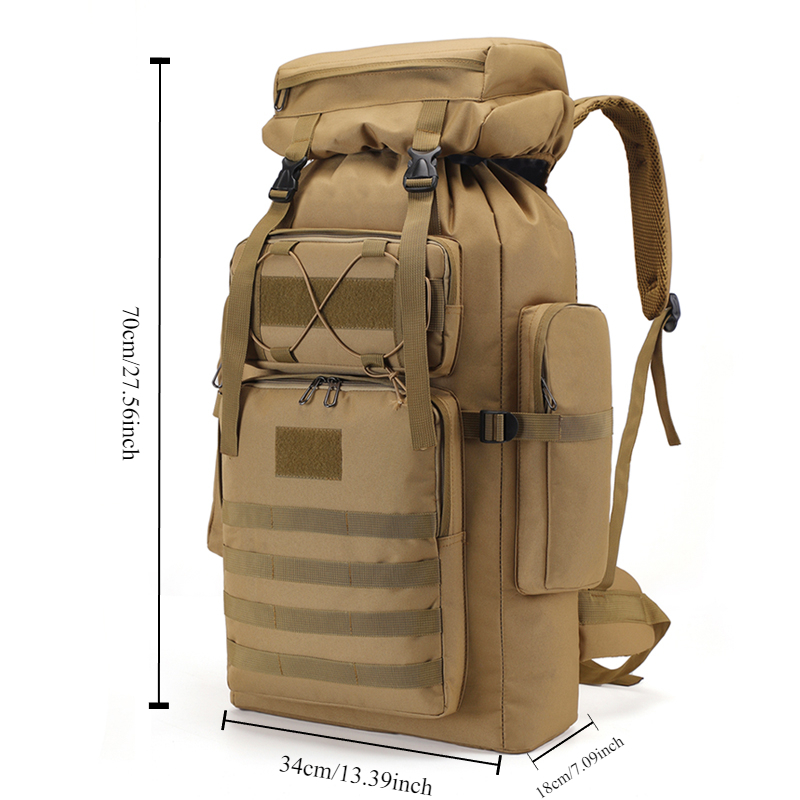 tactical hiking backpack tactical multipurpose camouflage pattern hiking backpack multiple compartments versatile storage outdoor backpack for travel 