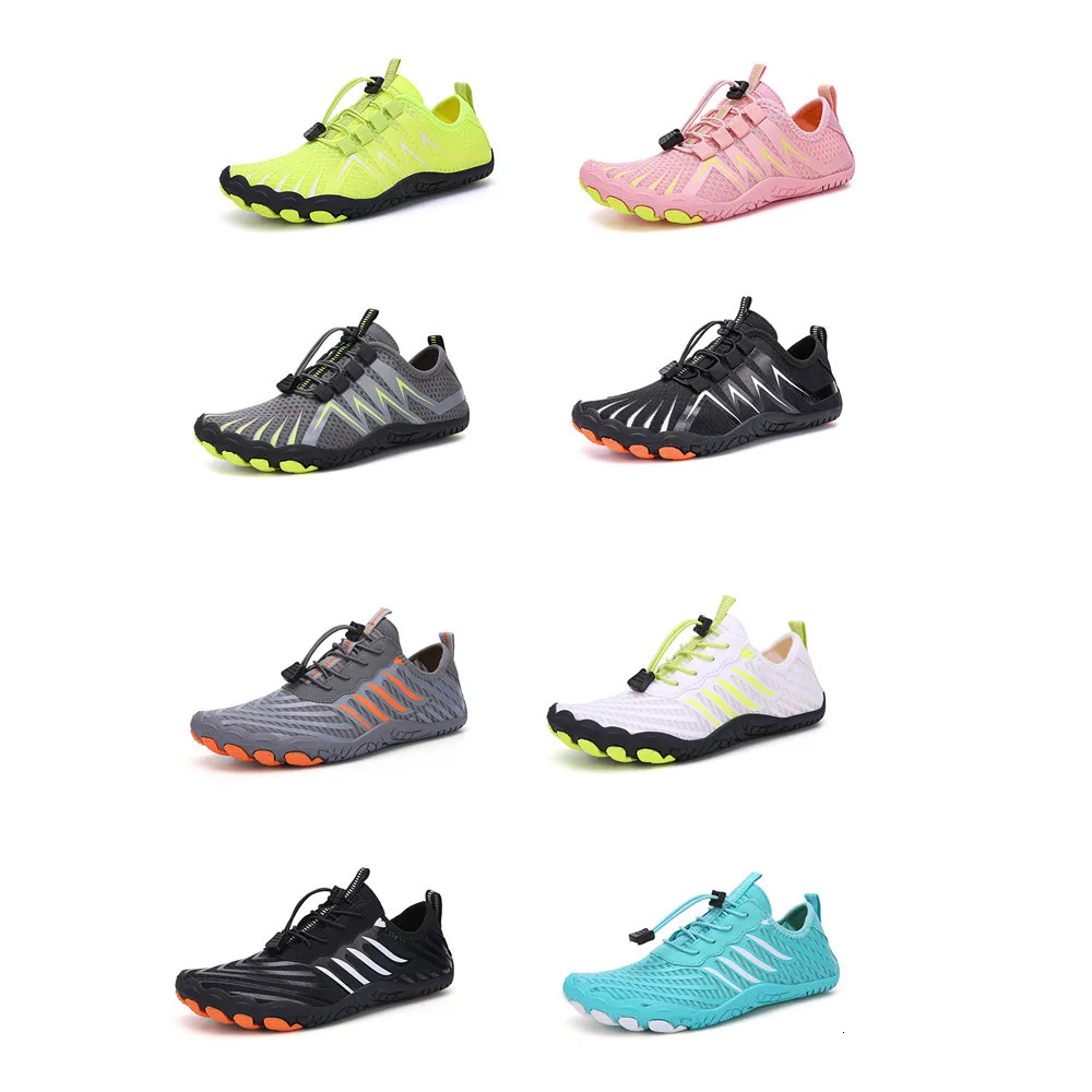Unisex Quick Dry Water Shoes Men Women Colorful Beach Swimming Surfing Seaside Aqua Shoes Couple Barefoot Upstream Sneakers 250421