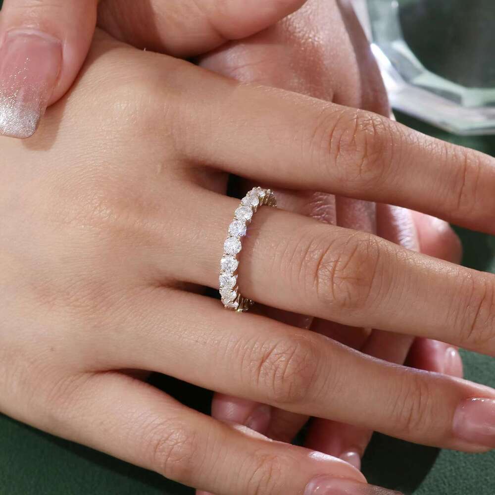 Simple luxurious labgrow eternal with unique design for both men and women, 14k gold filling ring, Valentine's Day wedding ring gift