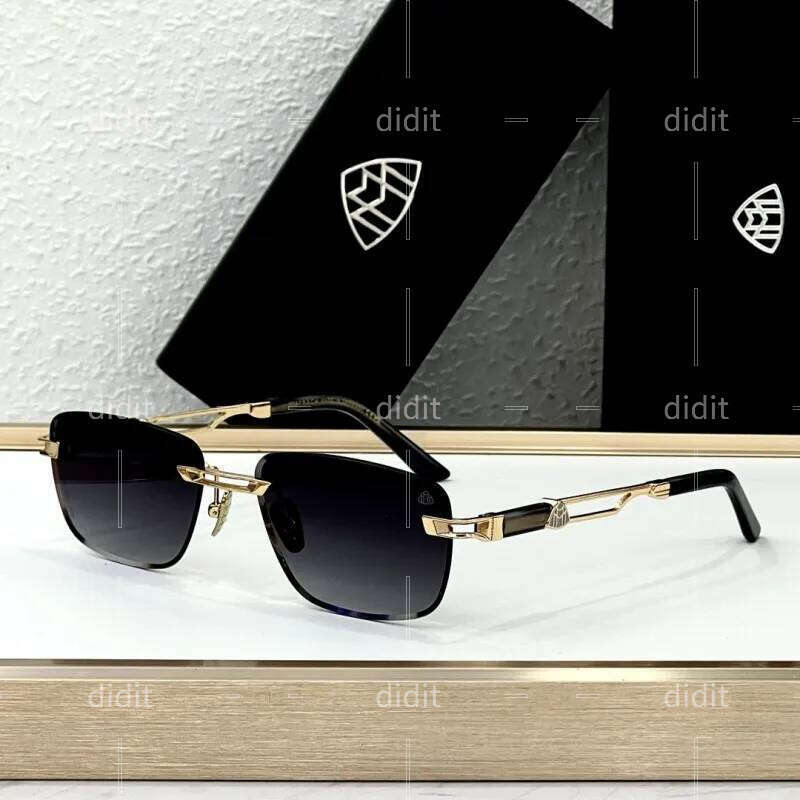 MAYBACH Premium Quality Designer Sunglasses for Men and Women Classic Shades Goggle Beach Retro Fashion Eyeglasses Z119 With Original Box Size 60-16-145