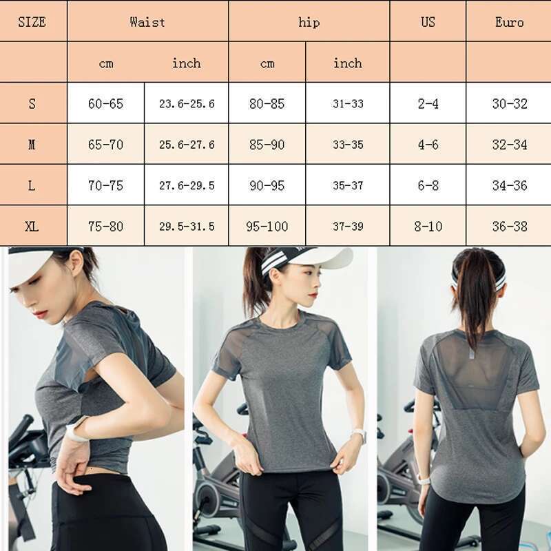 Aiithuug Mesh Breathable Back Yoga Short Sleeve Workout Running Shirt Athletic Tee Top Women Gym Short-Sleeve Lightweight