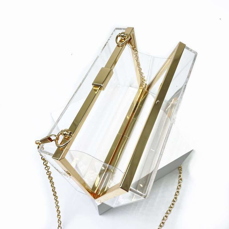 Dinner Bag New Acrylic Small Square Summer Candy Color Transparent Box Banquet Women S Chain Bag KQ