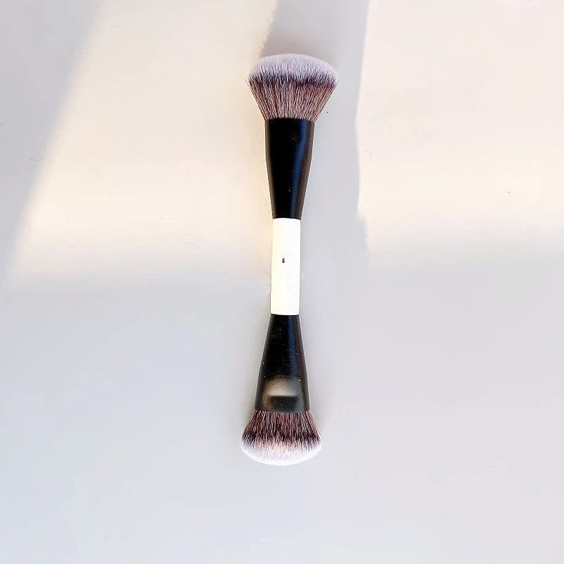 F4 Dual-Ended Foundation Face Brush Double-ended Powder Blush Contour and Eyeshadow Concealer Makeup Brushes 251125