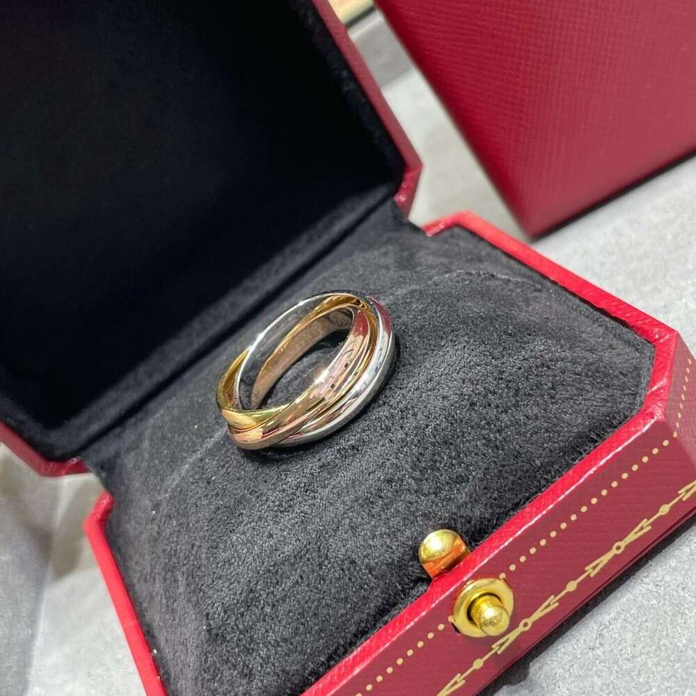 High Version Kajia Classic Edition Rings Colors Personality Fashion Unisex Couple Same Style Three Circles Round Ring