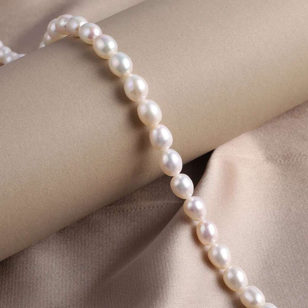AAAA 6-7Mm 100% High Quality Natural Freshwater Pearls Rice Spacer Beads For Jewelry Making DIY Necklace Bracelet Accessories