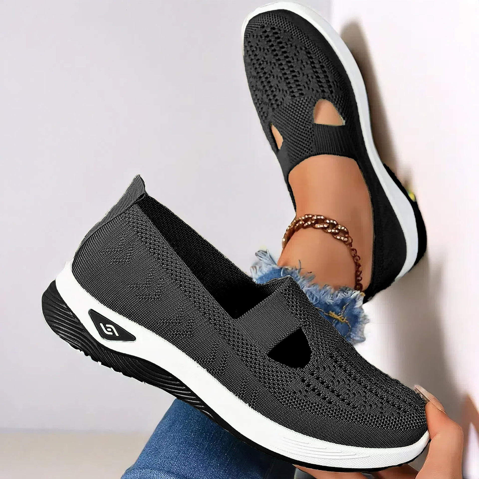 Mom S Summer Breathable Sandals Anti Slip Soft Soled For The Elderly Women S Casual Shoes Middle Aged And Elderly Walking Shoes Ddmysaturn