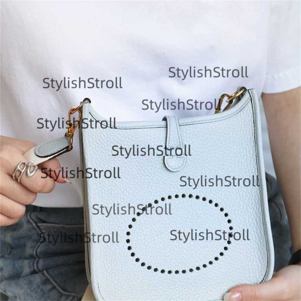designer bag Tote genuine leather New Handmade Wax Thread Evelyn Mini Genuine Leather Handsewn Small Single Shoulder Handheld Womens Versatile
