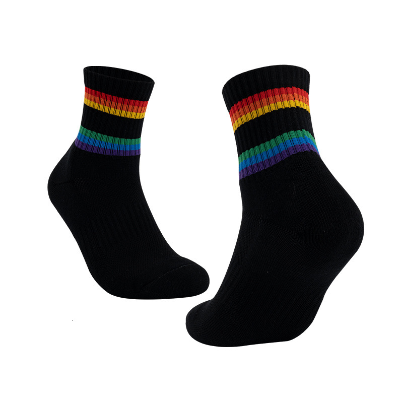 Professional badminton with anti slip sweat absorbing properties, featuring a middle tube towel bottom, thickened breathable sports socks for both men