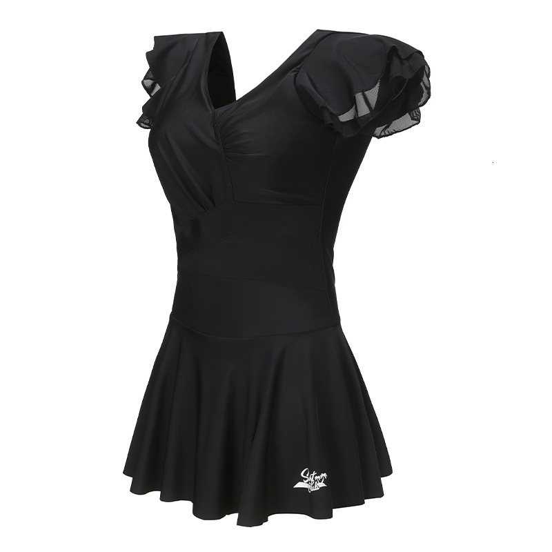 New one-piece Instagram style pure desire for women, high-end feeling, women's hot spring specific swimming suit, skirt swimsuit
