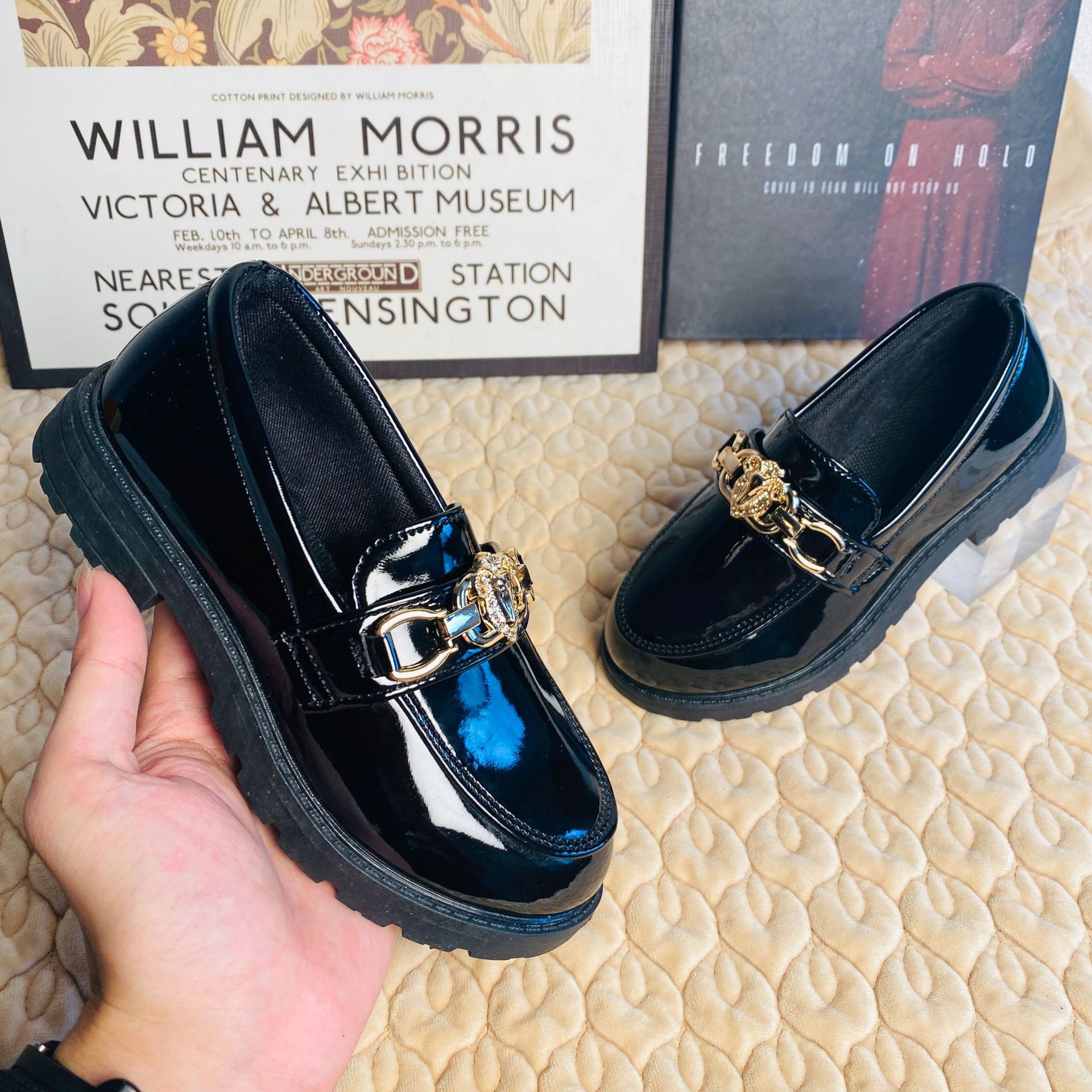 Children Loafers Shoes Boys Flat Sneakers Kids Casual Shoes Toddler Outdoor Lace-up Breathable Shoes Soft Bottom Solid Color Sizes US5.5C-US7Y K0854