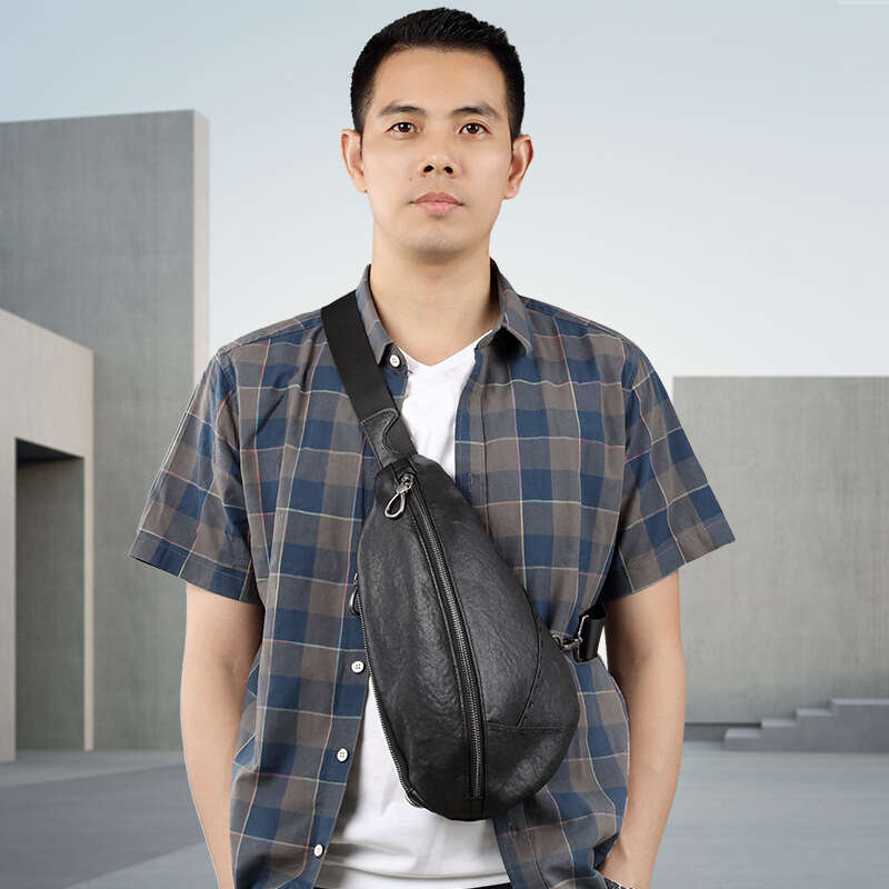 Luxury Bags Designer Niche Hobo New Upright Leather Bust Casual Sport Cross Body Retro Top Cowhide Shoulder Bags Men's Bag