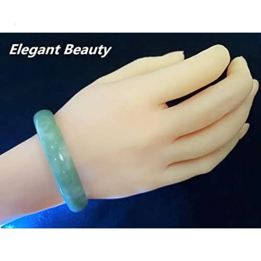 Natural Bangle Bracelet For Women Classcial Retro Chinese Style Hand Jade Bracelets With Certificate And Gift Box