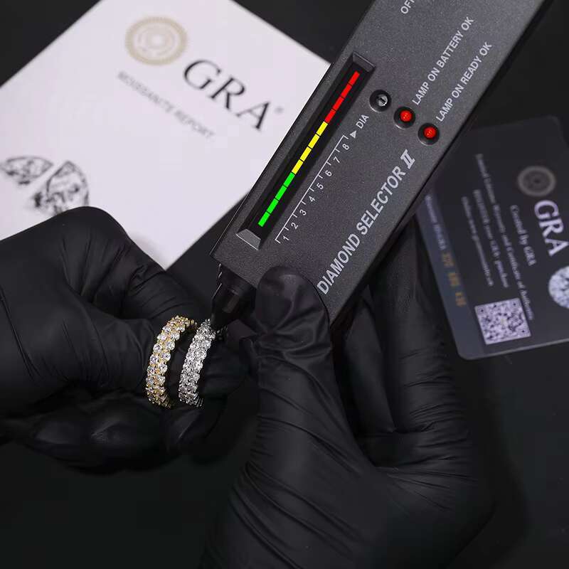 Luxury 3.0mm 2 Rows 925 Sterling Silver Fashion Jewelry Rings Moissanite Ring for Men Passes Diamond Tester VVS Clarity