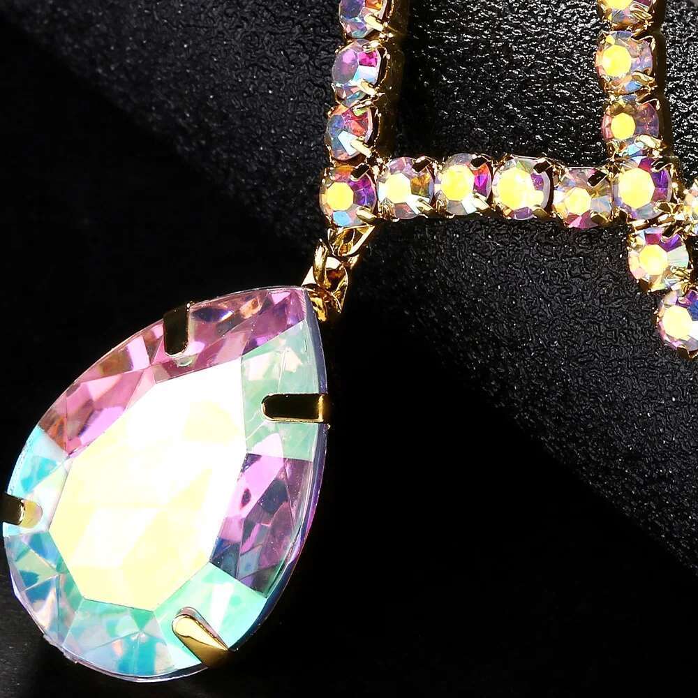 Stonefans AB Pendant Headpiece Wedding Dragqueen Christmas Jewelry Dance Ballroom Costume Headwear Decoration Girl Newe Fashion