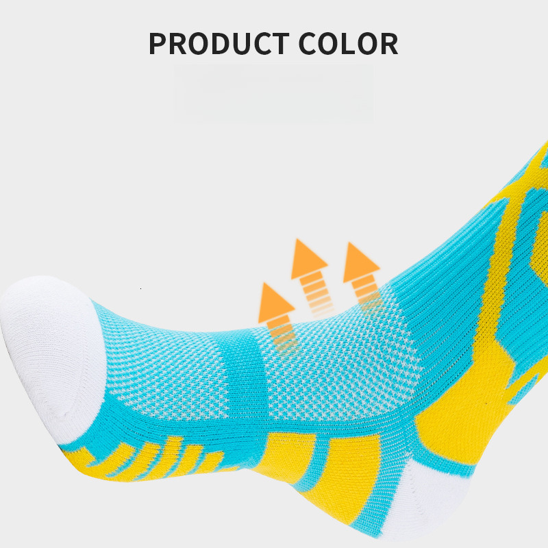 Basketball socks for men, mid length, summer high top socks, marathon, professional running, elite, towel bottom, American style, breathable