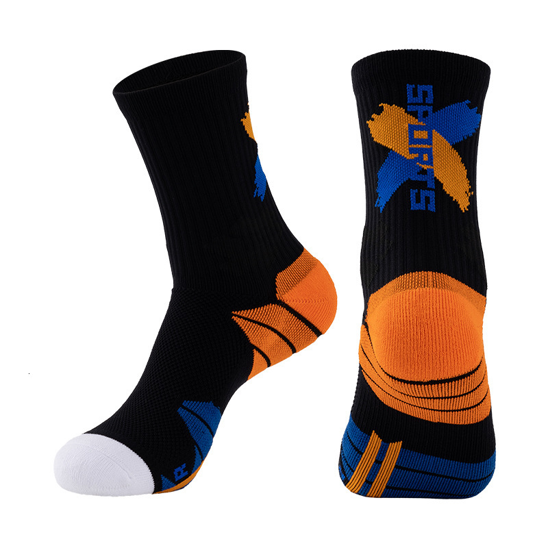 Practical professional basketball socks, children's towel bottom, breathable sports elite, mid tube, high, long tube training