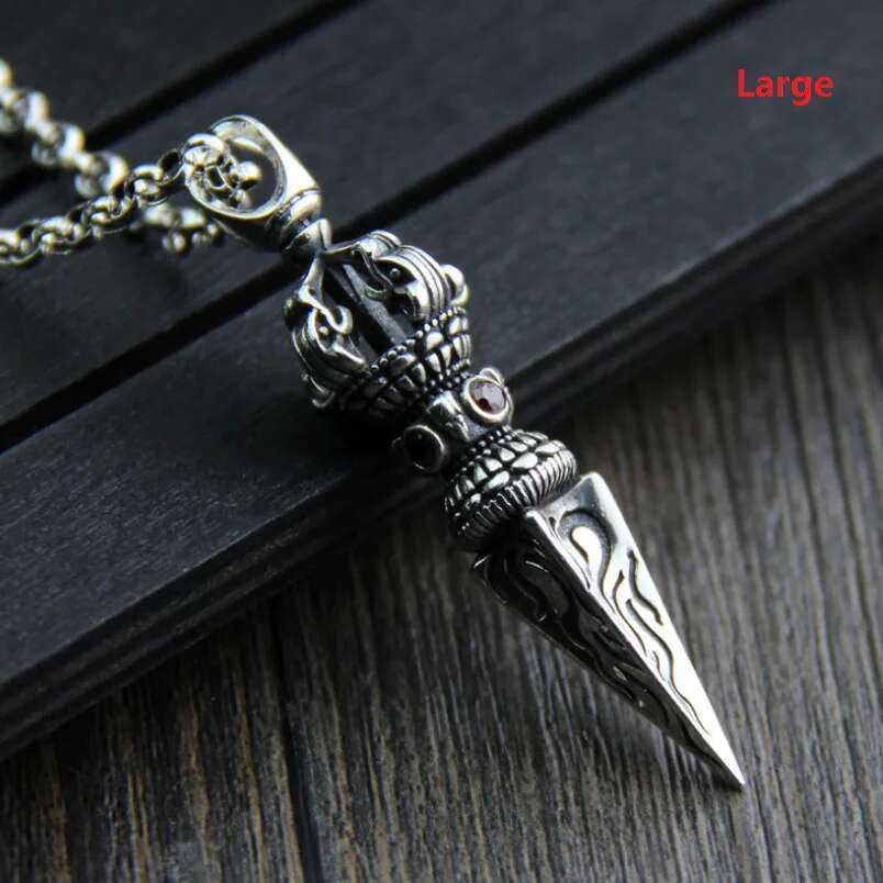 Unibabe S Sterling Retro Crown Pendant Man Woman Thai Sier Buddhism Magical Vra Pendant Unisex Jewerly