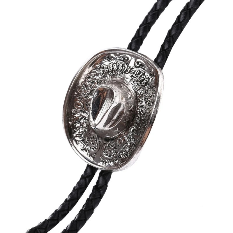 Western Cowboy Bolo Tie for Men Adult Necktie Adjustable Necklace Collar Pendant Bolo Ties Halloween Costume Accessories 250430